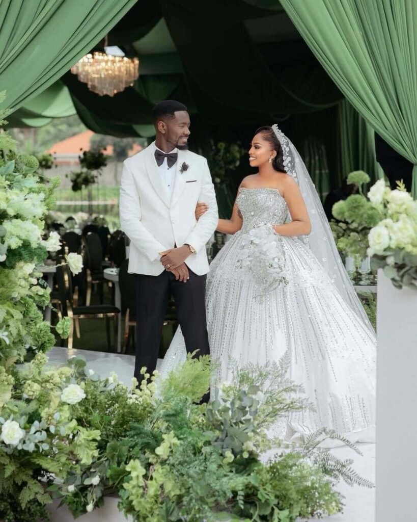 Mr and Mrs Kalibala. Image Source: Instagram/@dynamicweddingphotography