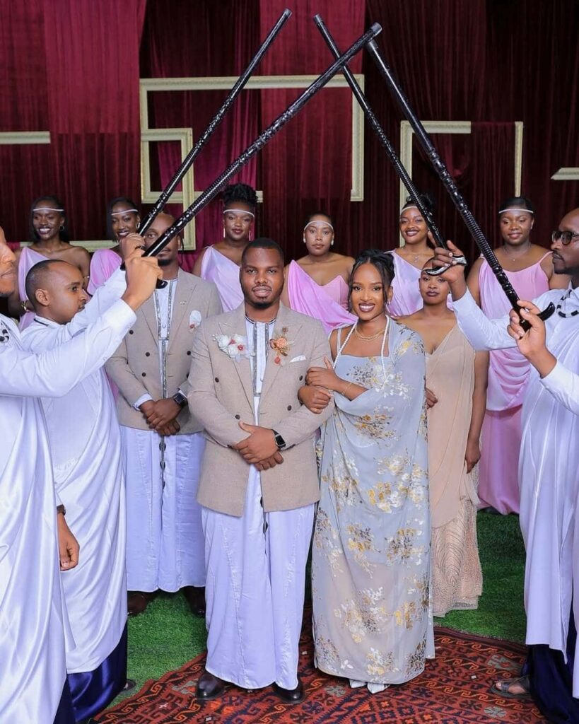 Ugandan influencer Uwera Lyndah at her traditional wedding. Image Source: Instagram/@mish_creative_events