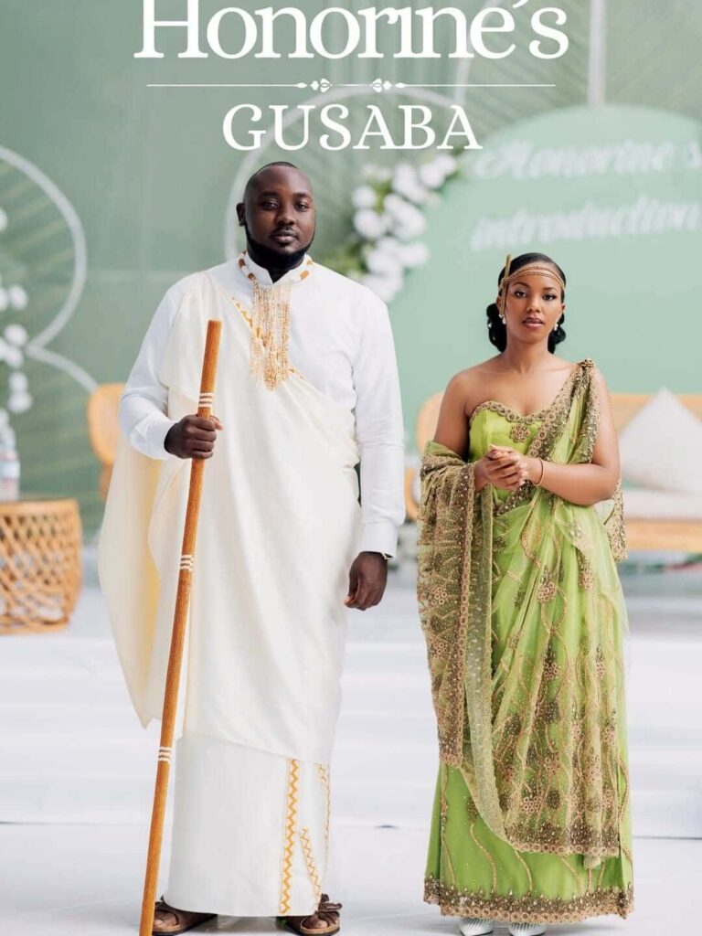 Derrick and Honorine's traditional wedding in Kampala, Uganda. Image Source: Instagram/@peakshotsevents