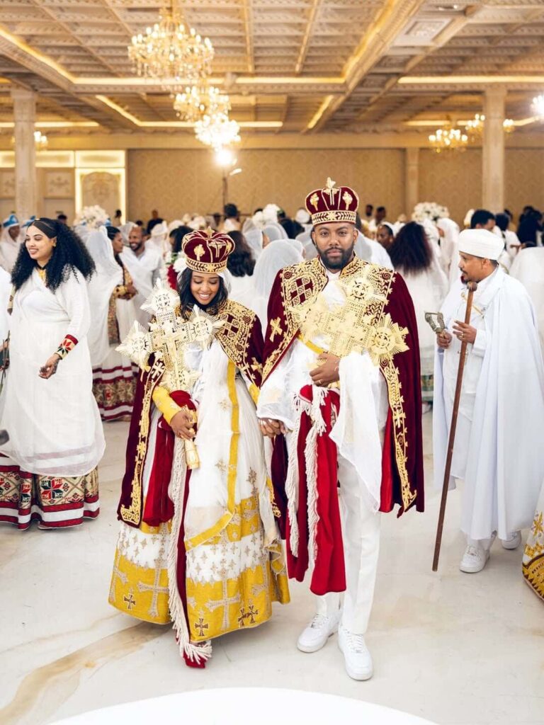 The A & H Orthodox wedding photographed by Getnet Teshome. Image Source: Instagram/@gettphotography