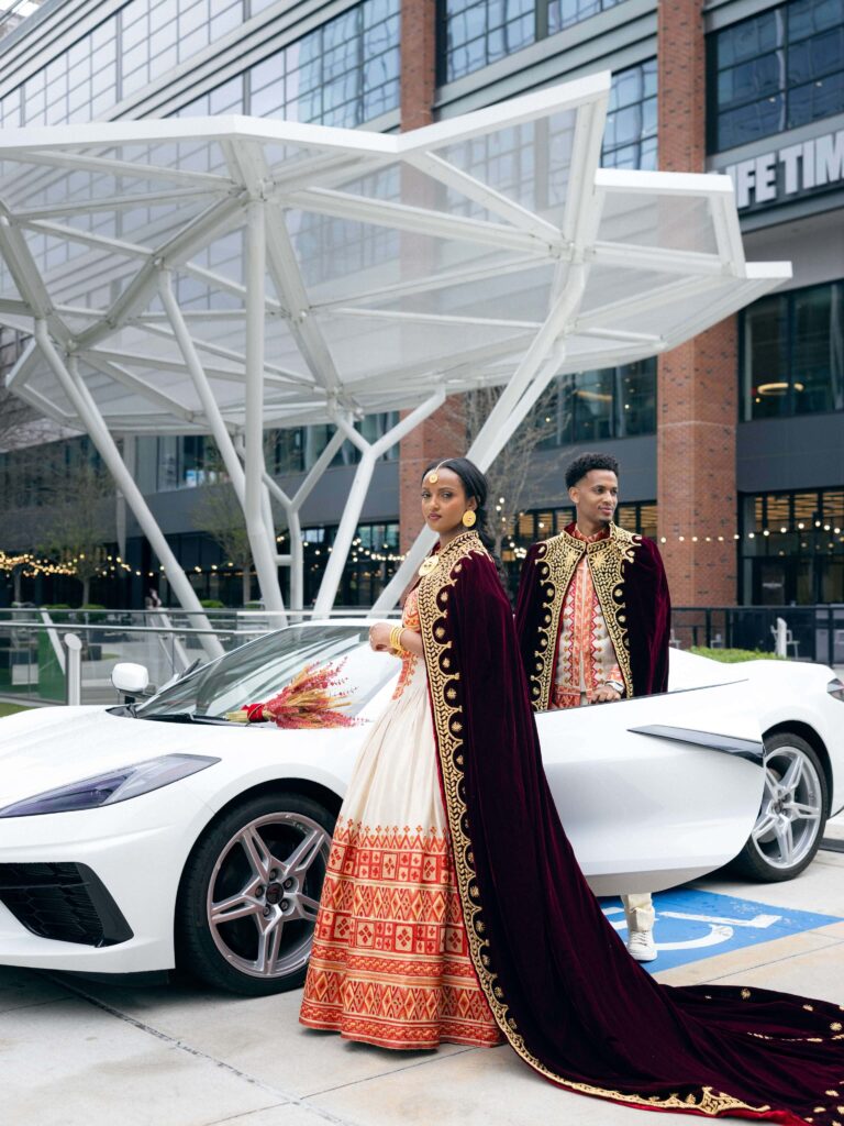A habesha wedding photographed by Getnet Teshome. Image Source: Instagram/@gettphotography