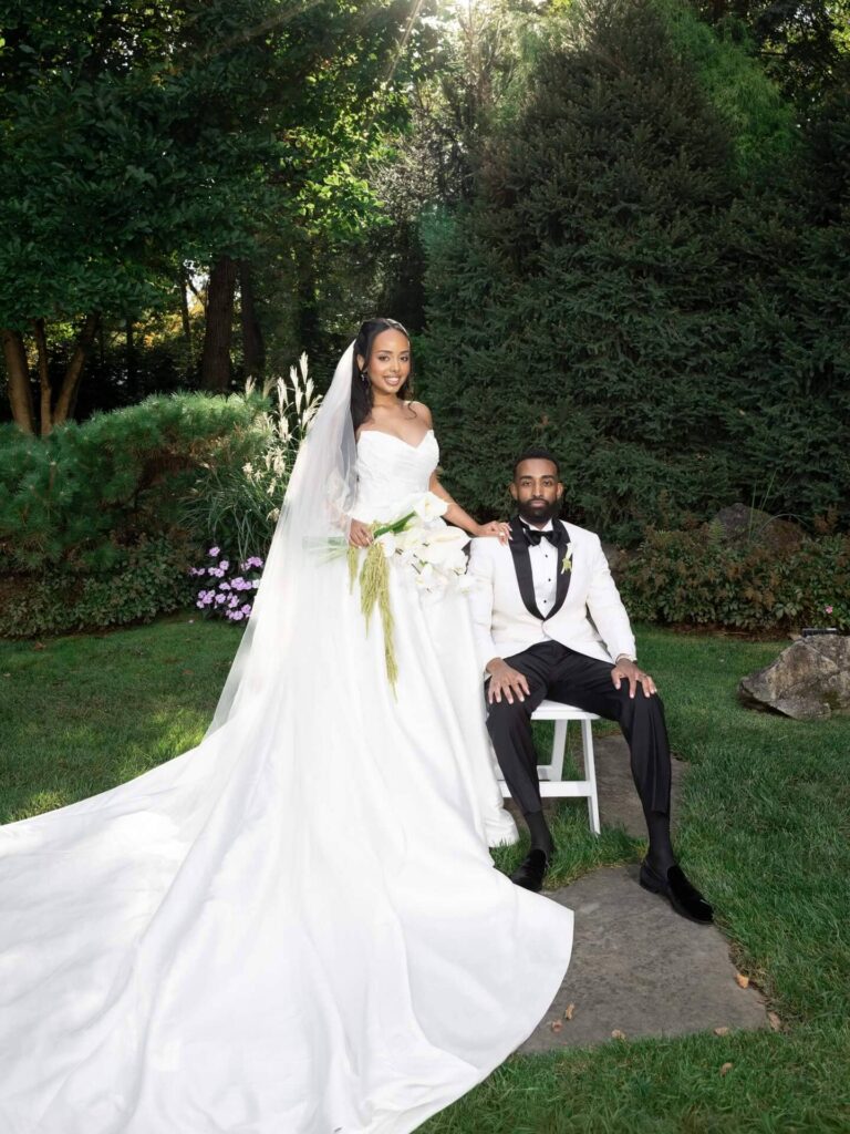 The A + H wedding photographed by Getnet Teshome. Image Source: Instagram/@gettphotography